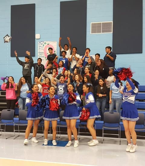 Homecoming Pep Rally, October 18, 2017.