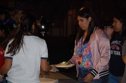 Homecoming Bonfire and Senior Blessing, October 18, 2017.