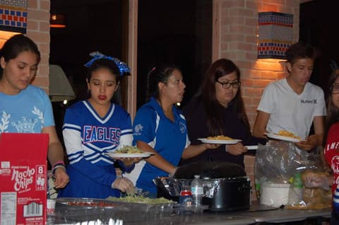 Homecoming Bonfire and Senior Blessing, October 18, 2017.