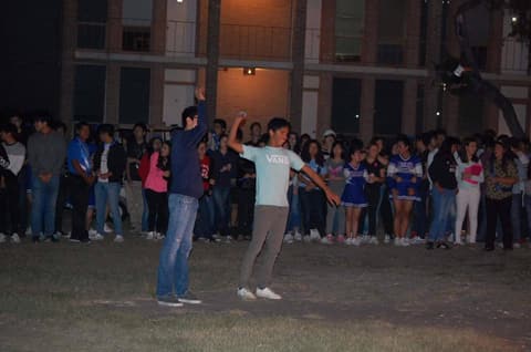Homecoming Bonfire and Senior Blessing, October 18, 2017.