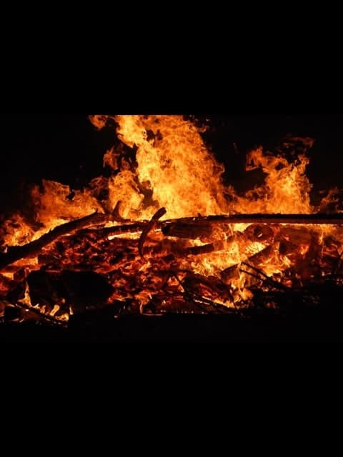 Homecoming Bonfire and Senior Blessing, October 18, 2017.