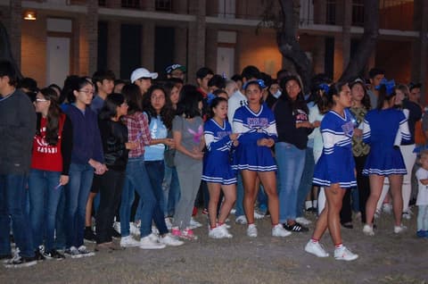 Homecoming Bonfire and Senior Blessing, October 18, 2017.