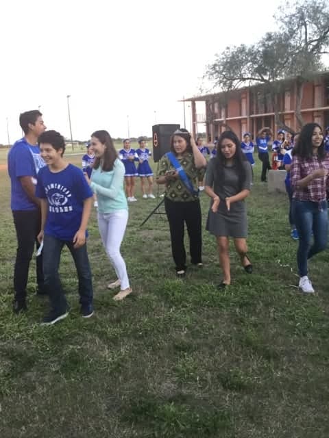 Homecoming Bonfire and Senior Blessing, October 18, 2017.