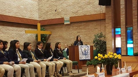 National Honor Society Induction Ceremony, December 1, 2017.