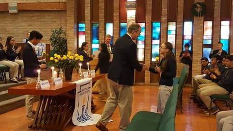 National Honor Society Induction Ceremony, December 1, 2017.