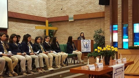 National Honor Society Induction Ceremony, December 1, 2017.