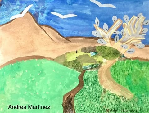 Mixed Media Art Landscapes, February 9, 2018.
