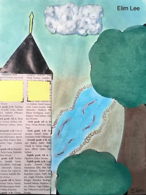Mixed Media Art Landscapes, February 9, 2018.