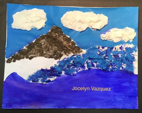 Mixed Media Art Landscapes, February 9, 2018.