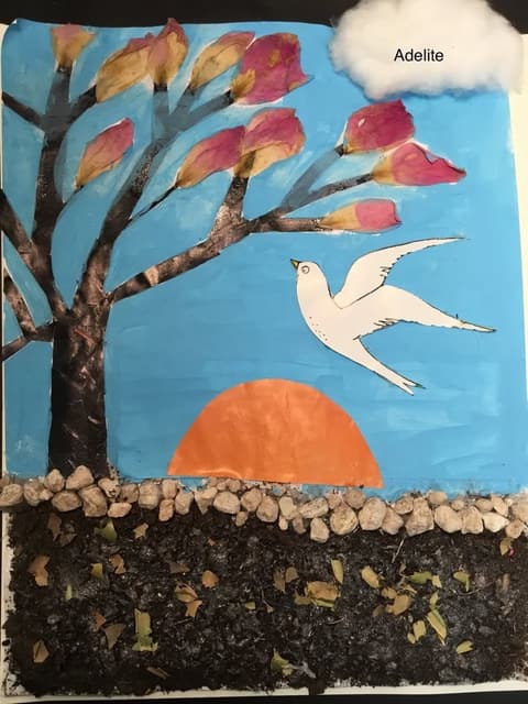 Mixed Media Art Landscapes, February 9, 2018.