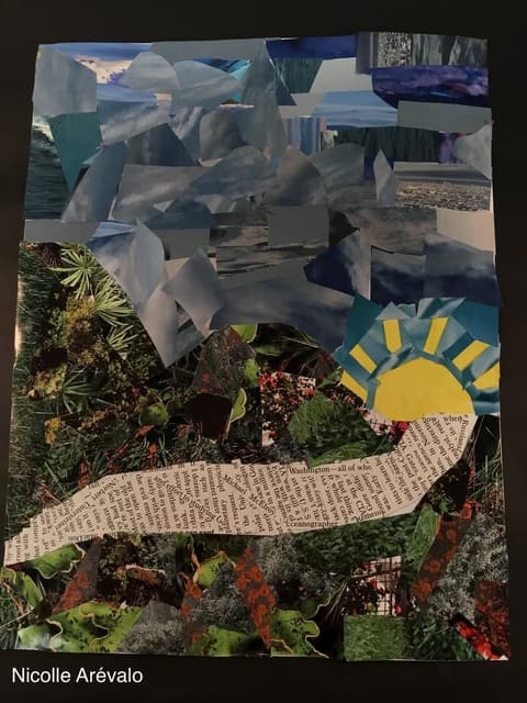 Mixed Media Art Landscapes, February 9, 2018.