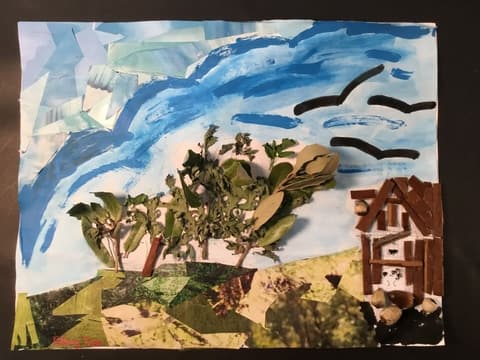 Mixed Media Art Landscapes, February 9, 2018.