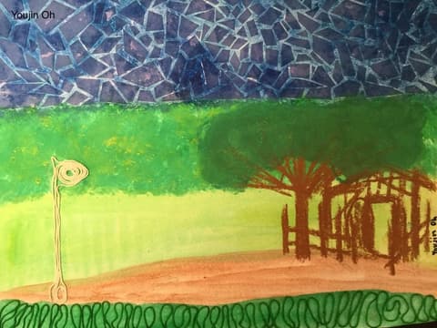 Mixed Media Art Landscapes, February 9, 2018.