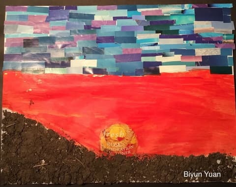 Mixed Media Art Landscapes, February 9, 2018.