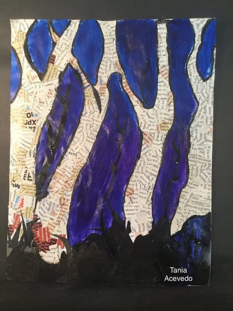 Mixed Media Art Landscapes, February 9, 2018.