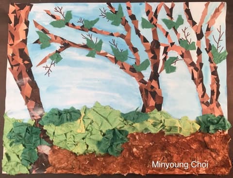 Mixed Media Art Landscapes, February 9, 2018.
