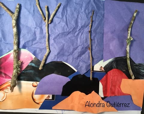 Mixed Media Art Landscapes, February 9, 2018.