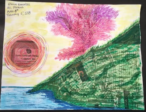 Mixed Media Art Landscapes, February 9, 2018.