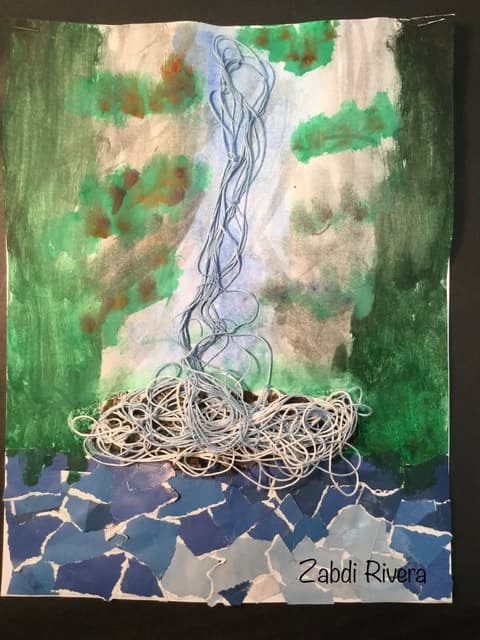 Mixed Media Art Landscapes, February 9, 2018.