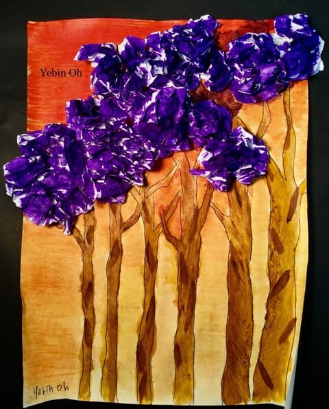 Mixed Media Art Landscapes, February 9, 2018.