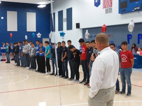 Spring Pep Rally, April 9, 2018.