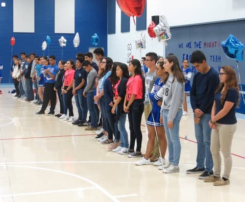 Spring Pep Rally, April 9, 2018.