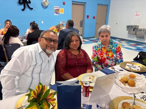 The Class of 2026 graduation dinner with families, teachers and friends, May 2026.