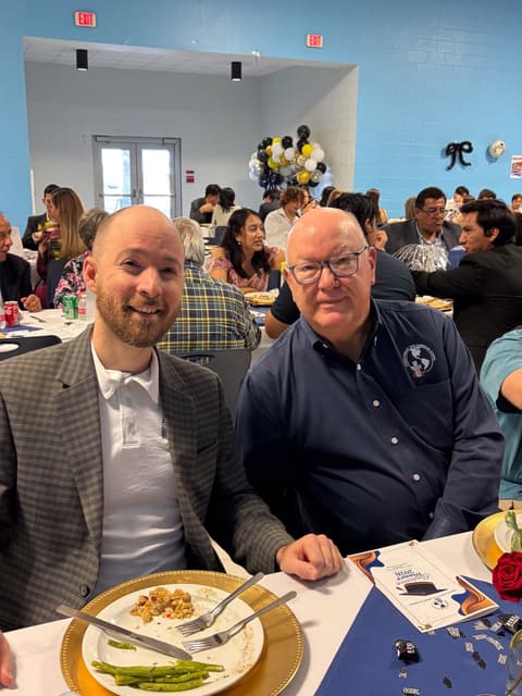 The Class of 2026 graduation dinner with families, teachers and friends, May 2026.