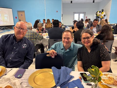 The Class of 2026 graduation dinner with families, teachers and friends, May 2026.