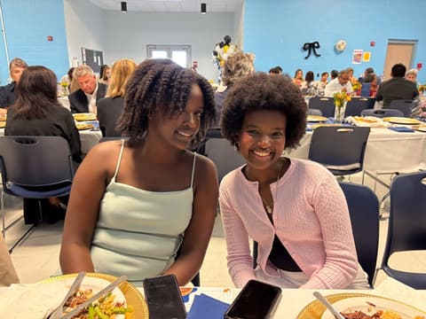 The Class of 2026 graduation dinner with families, teachers and friends, May 2026.