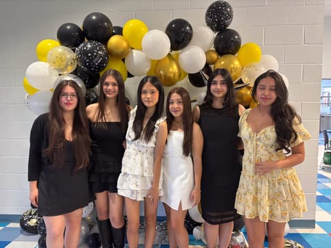 The Class of 2026 graduation dinner with families, teachers and friends, May 2026.