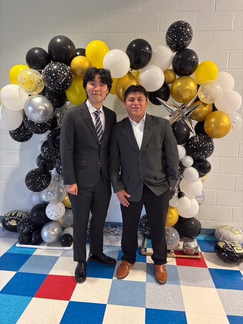 The Class of 2026 graduation dinner with families, teachers and friends, May 2026.