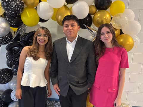 The Class of 2026 graduation dinner with families, teachers and friends, May 2026.