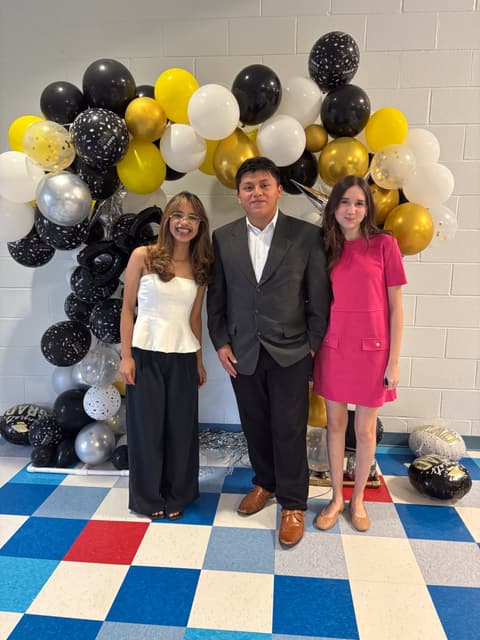 The Class of 2026 graduation dinner with families, teachers and friends, May 2026.