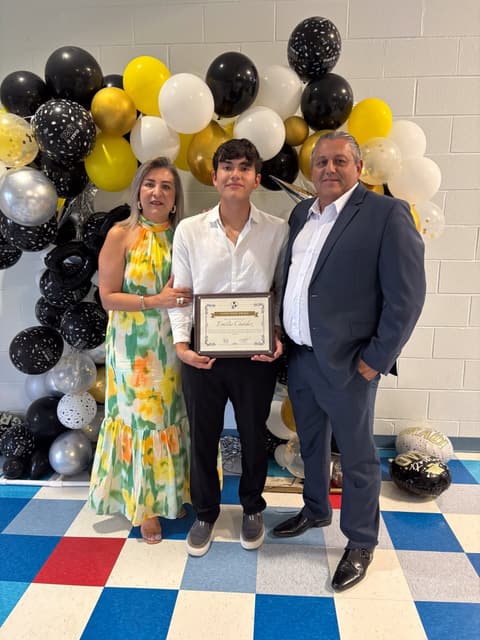 The Class of 2026 graduation dinner with families, teachers and friends, May 2026.