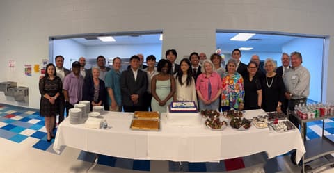 The Class of 2026 graduation dinner with families, teachers and friends, May 2026.