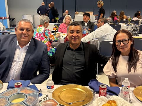 The Class of 2026 graduation dinner with families, teachers and friends, May 2026.
