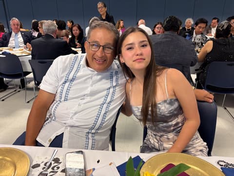 The Class of 2026 graduation dinner with families, teachers and friends, May 2026.