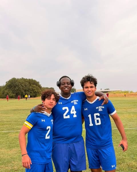 The Eagles boys’ soccer team, fall 2025.