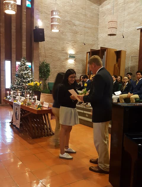 National Honor Society Induction, November 30, 2018.