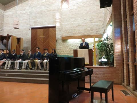 National Honor Society Induction, November 30, 2018.