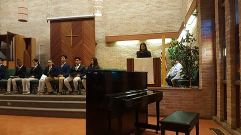 National Honor Society Induction, November 30, 2018.