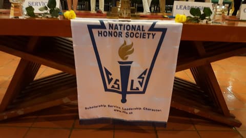 National Honor Society Induction, November 30, 2018.