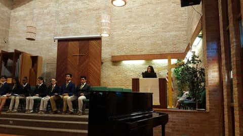 National Honor Society Induction, November 30, 2018.