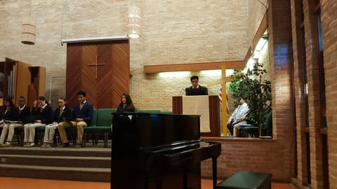National Honor Society Induction, November 30, 2018.