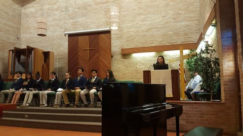 National Honor Society Induction, November 30, 2018.
