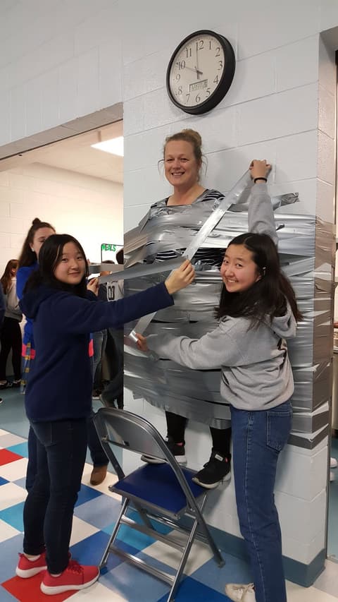 “Stuck for a Buck” Girls' Soccer Fundraiser.