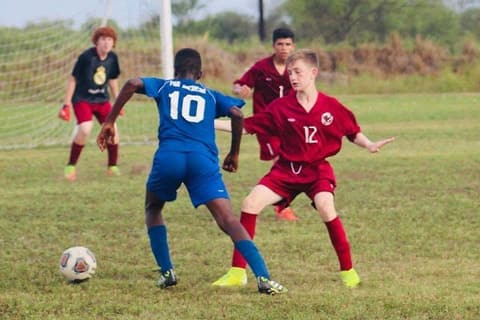 Boys' Soccer vs. Harvest Christian Academy, September 10, 2019.