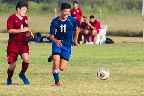 Boys' Soccer vs. Harvest Christian Academy, September 10, 2019.