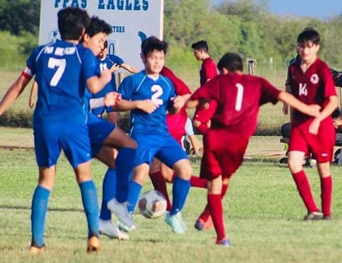 Boys' Soccer vs. Harvest Christian Academy, September 10, 2019.